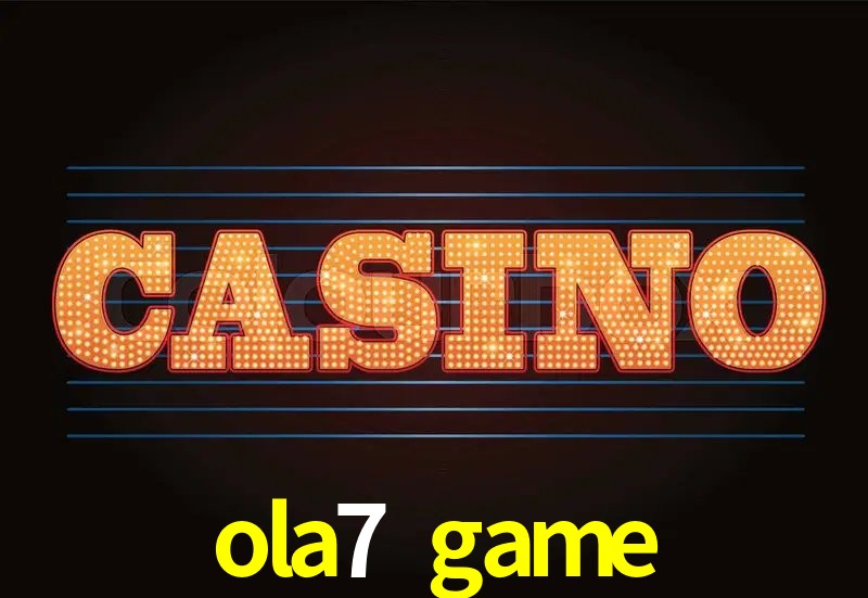Estatísticas do Jogo ola7 game